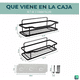 thumbnail image 2 of Organizador De Ducha Baño Set 2 Inoxidable, 2 of 2