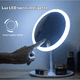 thumbnail image 5 of Espejo Maquillaje Circular Luz Led Y Base Organizador Joyas Blanco, 5 of 6