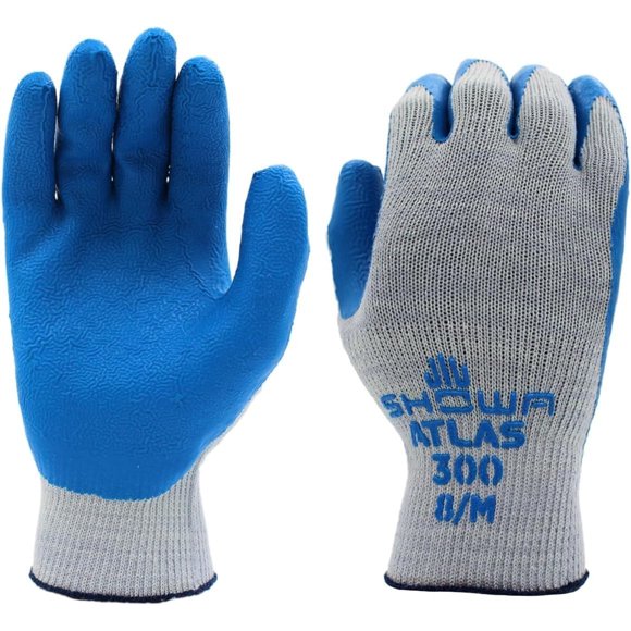 SHOWA Atlas 300 Original 1994 Crinkle Grip Work Gloves