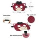 thumbnail image 2 of Máscaras de fieltro animal Party Favors TEEHOME (24 paquetes) para niños, 2 of 3