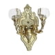 thumbnail image 1 of Ornamentos De Lámpara De Pared En Miniatura A Escala 1 12 Para La Sala De Estar Del Paisaje Lámpara De Doble Dorado, 1 of 5
