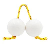 Magideal - 1 Par Musical Fingertip Ball Drum Ball Maracas Instrumento De Percusión, Music Egg Shaker, Rhythmic Ball, African Shaker Rattle Party Favors , Blanco