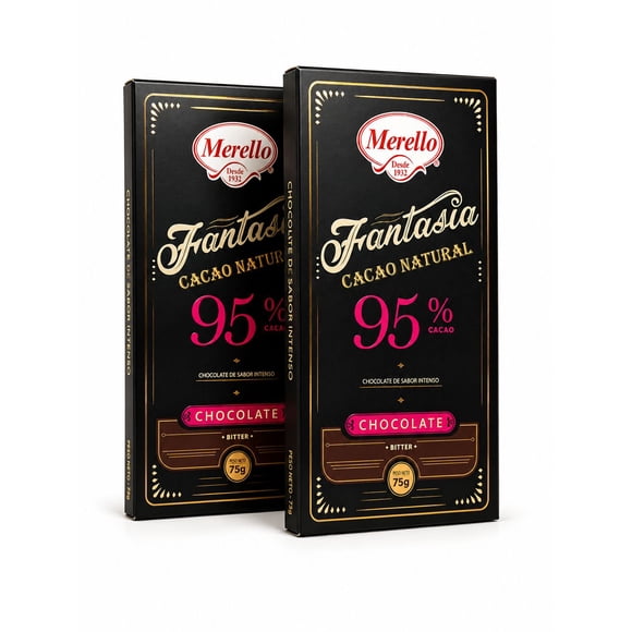 Pack Tabletas Chocolate 95% Cacao 2 un x 75g