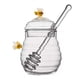 thumbnail image 3 of Contenedor De Almacenamiento De Miel Con Cucharón Y Tapa Honey Pot Para Jarabe De Oficina En Casa, 3 of 5