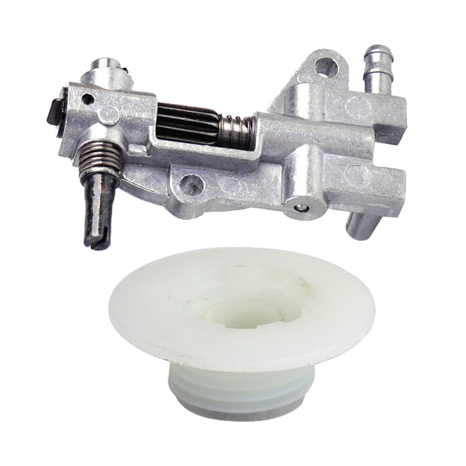 Magideal - Bomba De Aceite Para Sierras De Cadena Con Juego De Gusanos Para Sierras De Cadena 5200 4500 580 El Paquete De Piezas Incluye: 1 Bomba De Aceite, 1 En