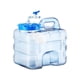 thumbnail image 2 of Contenedor de agua Jarra de agua portátil con asa Tanque de agua Barril de almacenamiento de agua a prueba de fugas Portabotellas de agua para acampar , 7.5L, 2 of 5