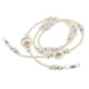 thumbnail image 1 of Anti Slip Collar De Sujetador De Gafas Sunglass Eyewear Cadena De Correa De Cuello Blanco, 1 of 3
