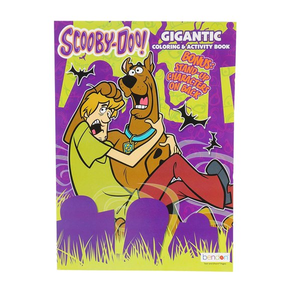 Libro para colorear Bendon Scooby Doo, 192 páginas, con silla vertical