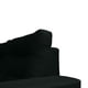 thumbnail image 3 of Sofá Seccional Antu 3 Cuerpos Felpa Negro, 3 of 5