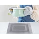 thumbnail image 5 of REGALWOVEN Juego de 6 Manteles Individuales para Decoración de Mesa de Comedor de Cocina Lavables Resistentes al Calor Plata Negro 18*12in, 5 of 7