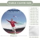 thumbnail image 2 of Cristiano Ronaldo-theme Fitted Round Tablecloths Elastic Edged Table Covers Waterproof Table Cloth for Kitchen Holiday Party Tables Decor 120cm, 2 of 6