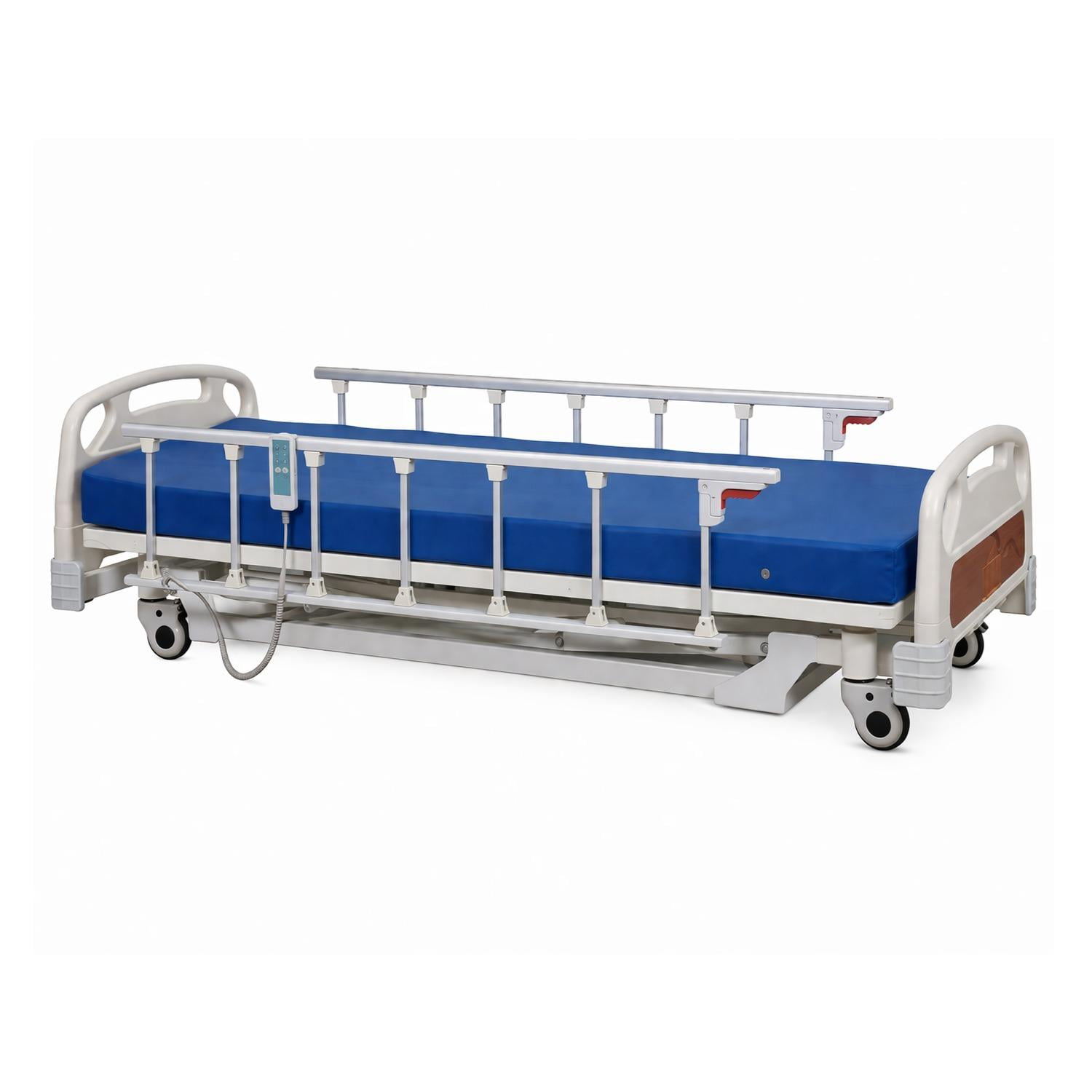 Glomed - Cama Clinica Electrica 4 Pos Ultra Low + Colchon Impermeable 8cm