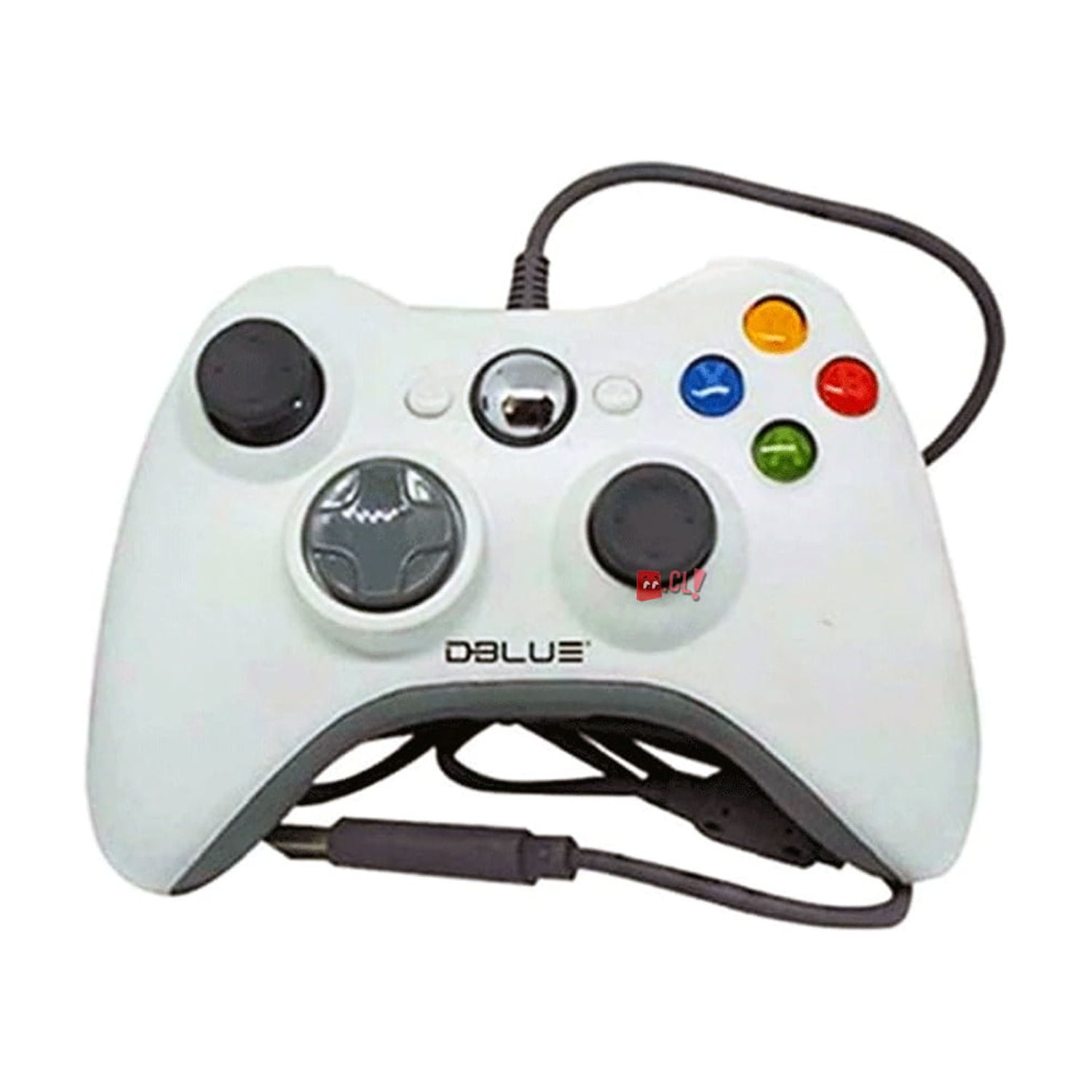 Dblue - Joystick Xbox 360 Usb Vibración Blanco - Ps