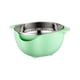 thumbnail image 2 of Cesta De Drenaje De Doble Capa Reutilizable Para El Hogar Cocina Frutas Verduras Verde, 2 of 5