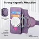 thumbnail image 5 of Funda Billetera Magnética para iPhone 15 Pro Soporte Tarjetas Desmontable Morado, 5 of 6