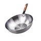 thumbnail image 1 of Sartén Antiadherente Para Wok, Olla A Gas Para Cocinar Tortillas, Sartén Para Wok Con Mango De Madera, 36 Cm Sin Asa, 1 of 5