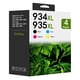 thumbnail image 1 of Cartuchos de tinta PikBey 934XL/935XL - Pack de 4 (Negro/CMY), 1 of 6
