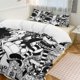thumbnail image 1 of Perona Bed Duvet Cover Funny Anime Cartoon Bedding Sets Lightweight 3 Piece Comforter Sets, 1 of 5