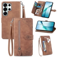 Funda Foxdock Cartera Piel Samsung Galaxy S26 Ultra – Antirrobo Rfid, Antigolpes – Marrón