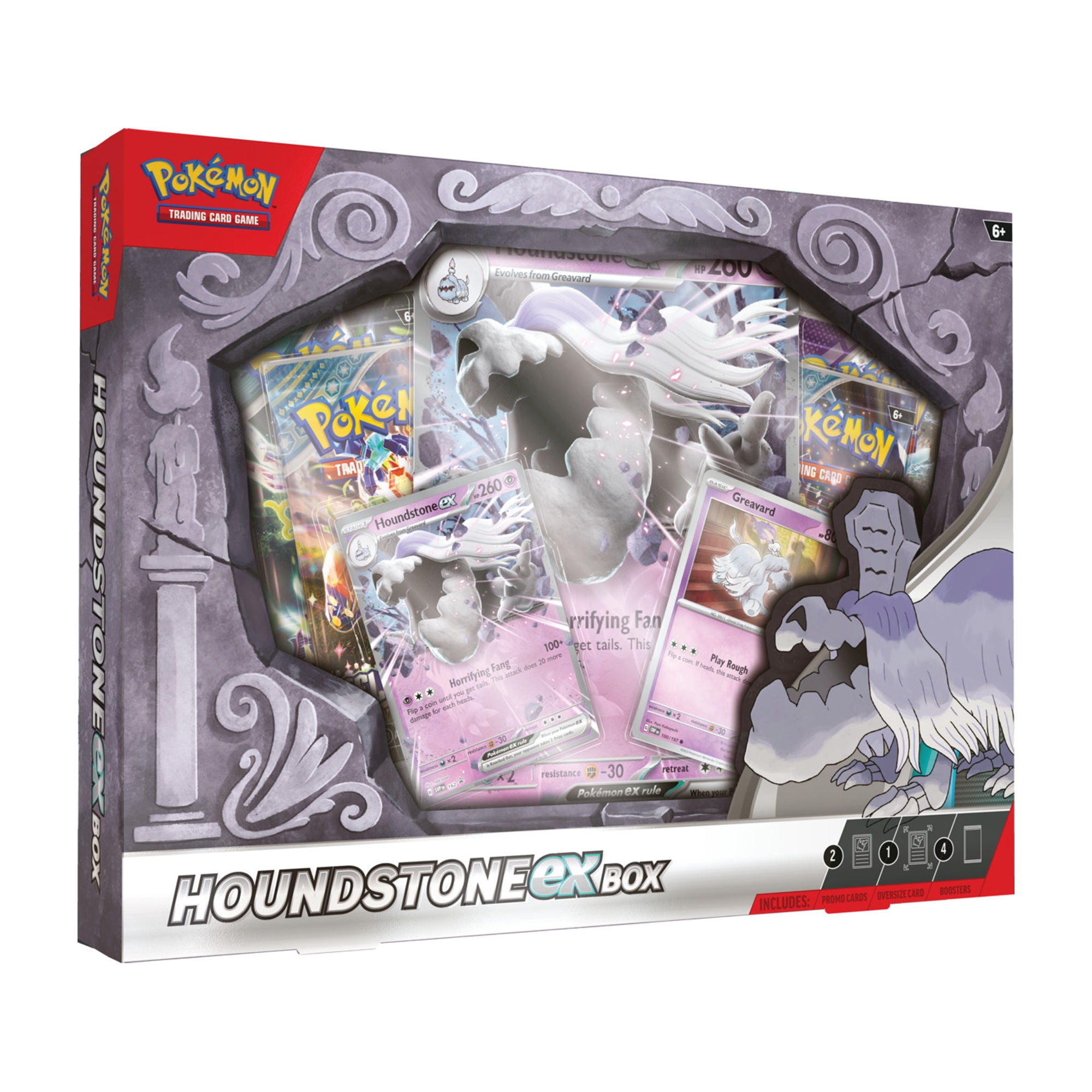 Juego de cartas TCG Pokemon Tcg Houndstone Ex Box Español