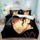 thumbnail image 1 of Bed --Duvet Co-ver A-nime Car-toon Demon--Slayer B-edding Set-s 3D Lightw-eight 3 Piece Co-mforter Sets 1 Duvet Cove-r and 2 Pillo-w Shams for Boys Girl, 1 of 5