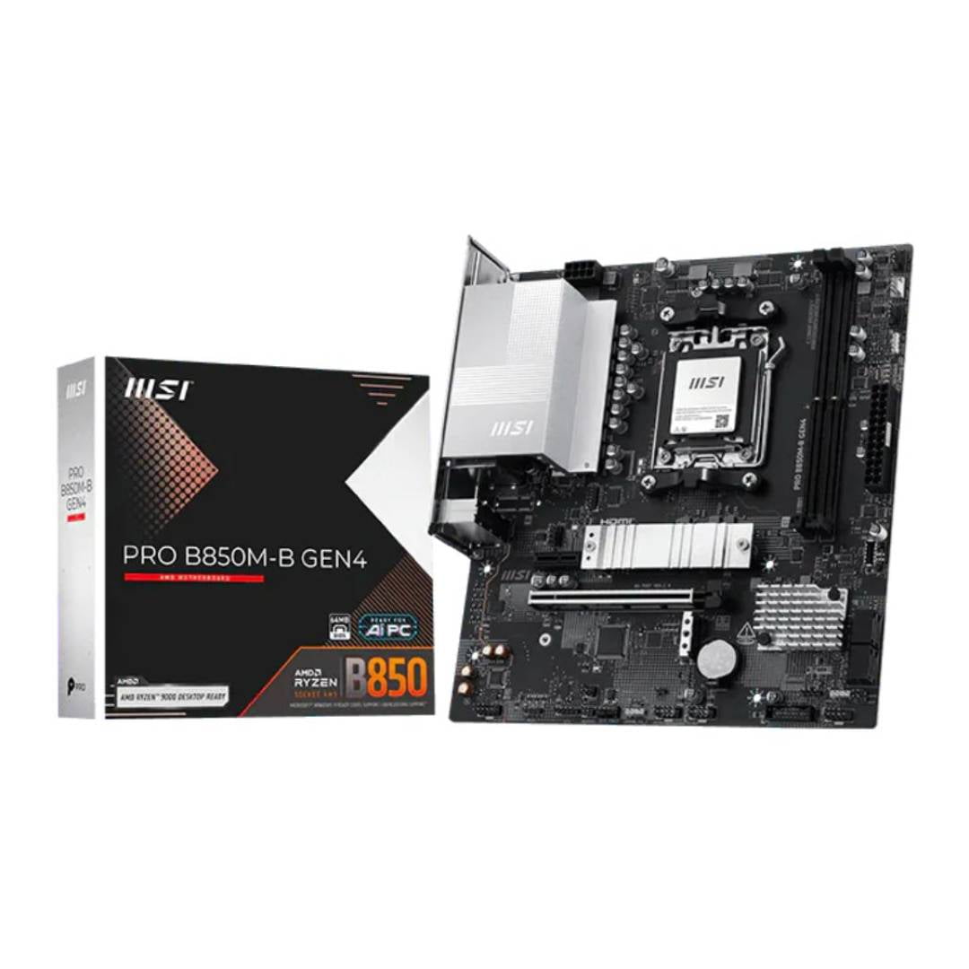 Placa Madre Msi Pro B850m-b Gen4, Micro-atx, Am5, Ddr5