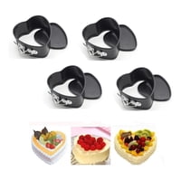 Genérico - Pack X4 Moldes Torta Corazon Moldes De Queque Molde Pequeño