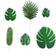 thumbnail image 4 of Tropical Grande Artificial Hojas De Palma Follaje Luau Fiesta Hawaiana Decoración 84 Uds, 4 of 5