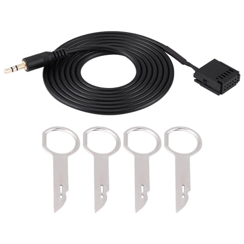 Bothyi - Adaptador De Cable De Audio Aux Auxiliar De Radio De Coche 6000Cd Para Fiesta Focus