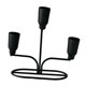 thumbnail image 5 of Candelabro De Metal, Portavelas Para Festivales, Aniversarios, Salas De Estar, Color Negro, 5 of 5
