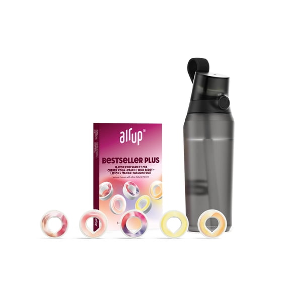 Botella air up 76 cm Set de inicio Negro medianoche 5 cápsulas