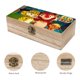 thumbnail image 3 of Leo y Tig Caja Organizadora de Madera Rústica - Caja Decorativa Multifuncional para Escritorio, Hogar, Oficina, Joyas y Manualidades, 3 of 6