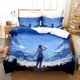 thumbnail image 1 of Weathering with You Bedding Set Duvet Cover Bed Set Quilt Cover Pillowcase Comforter Size Boys Adult Bedding Bed Sheets, 1 of 5