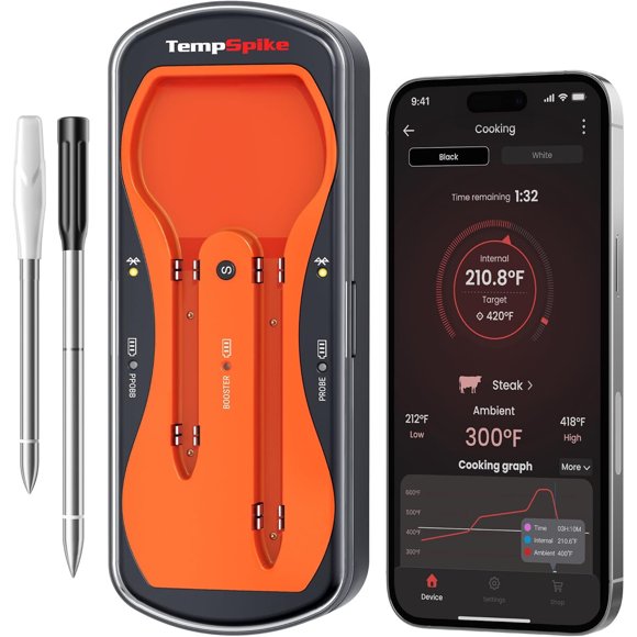Termómetro Inalámbrico ThermoPro 500ft Sonda Dual Bluetooth
