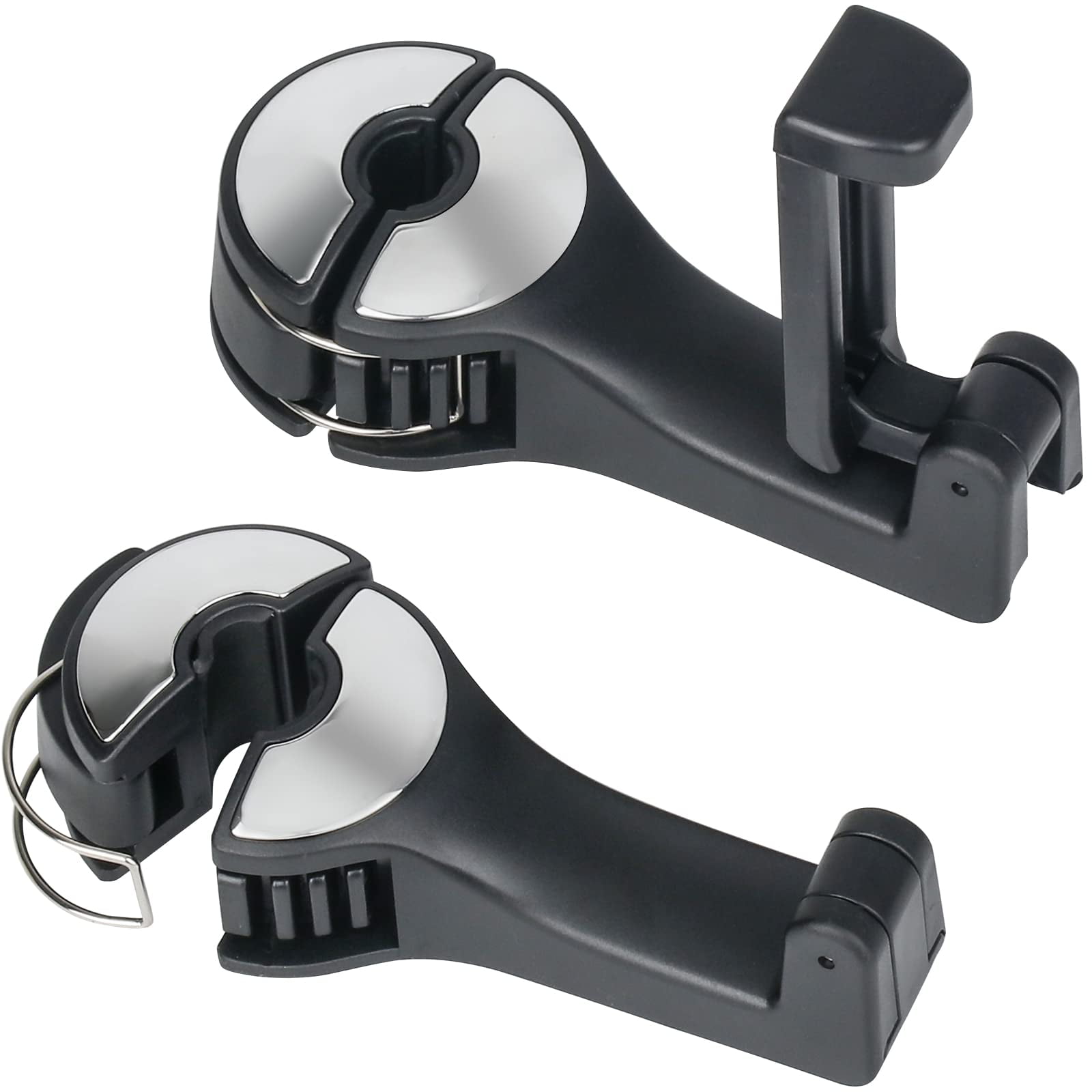 Ganchos Para Reposacabezas De Coche Toovren, Paquete De 2, Soporte Para Teléfono Y Bolso