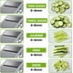 thumbnail image 5 of Mandolina Once For All cortadora de alimentos segura, cortador de verduras ajustable de acero inoxidable, Verde, 5 of 8