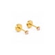 thumbnail image 2 of Aros Abridores Chispas 2mm No1 Oro 18k Circón Bebé Niña, 2 of 5