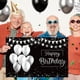 thumbnail image 4 of Tarjeta de cumpleaños Jumbo SULICRE Happy Birthday, color negro y plateado, 4 of 7