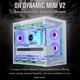 thumbnail image 2 of Funda para ordenador Lian Li O11D MINI V2 Flow White con 5 ventiladores, 2 of 8