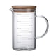 thumbnail image 5 of Taza Medidora, Jarra Transparente Para Bebidas Frías Y Calientes, Taza De Cristal De Leche Para Té, Agua, Leche, 500ml, 5 of 5