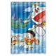 thumbnail image 1 of Cortina de ducha Doraemon, juego de cortina de baño con ganchos, tamaño 48 x 72 pulgadas, 1 of 3