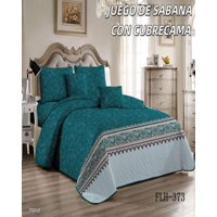 Genérico - Sabana Con Cubrecama Plaza Y Media