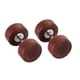 thumbnail image 1 of Madera Madera Mujeres Pendientes Stud Earrings Plugs Piercings Tornillo 8mm Brown, 1 of 3