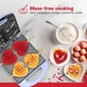thumbnail image 2 of Waffle Maker Holstein Housewares Antiadherente en Forma de Corazón para 4 Waffles, 2 of 5