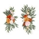 thumbnail image 1 of Guirnalda De Arco De Boda Con Flor De Rosa Artificial, Adorno Para El Hogar, Fiesta, Color Naranja, 2 Uds., 1 of 3