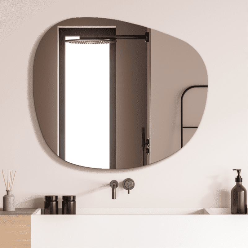 Dellorto - Espejo Belga Orgánico 60x70 Cm Con Bastidor - Cecita