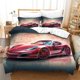 thumbnail image 1 of Porsches 911 Collection Bedding Sets Patterned Soft Anti-fade Breathable 3D Printing Colourful Sports Cars Duvet Cover Set, 1 of 3