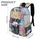 thumbnail image 3 of Girl Scout-theme Backpack, Campus style schoolbag Bookbag with Adjustable Shoulder Straps And Large Zip Compartment, Unisex Travel Bags.42x30x15cm, 3 of 6