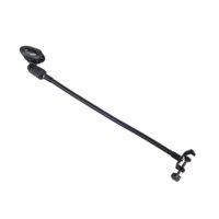Magideal - Soporte De Brazo Para Micrófono, Soporte De Micrófono De Escritorio Con Cuello De Cisne Universal Ajustable, Clip Para Micrófono, Abrazadera Resistent