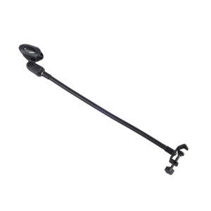 Magideal - Soporte De Brazo Para Micrófono, Soporte De Micrófono De Escritorio Con Cuello De Cisne Universal Ajustable, Clip Para Micrófono, Abrazadera Resistent